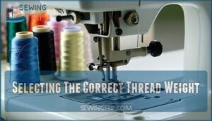 selecting the correct thread weight