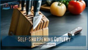 self-sharpening cutlery