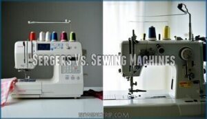 sergers vs. sewing machines