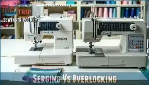 serging vs overlocking