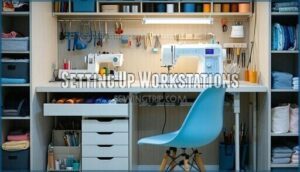 setting up workstations