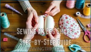 sewing an egg shape: step-by-step guide