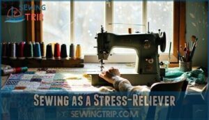 sewing as a stress-reliever