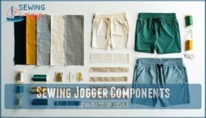 sewing jogger components
