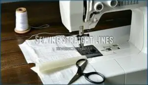 sewing straight lines