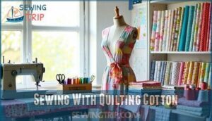 sewing with quilting cotton