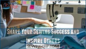 share your sewing success and inspire others