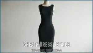 sheath dress details