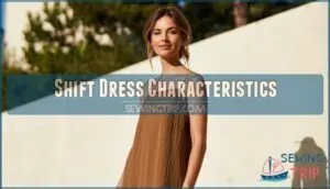 shift dress characteristics