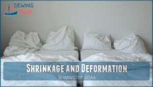 shrinkage and deformation