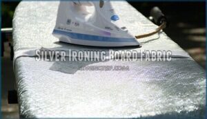 silver ironing board fabric