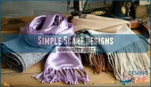 simple scarf designs