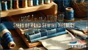 sizes of hand sewing needles