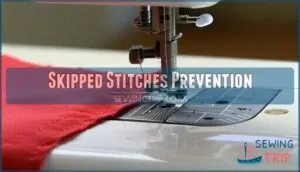 skipped stitches prevention