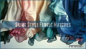 skirt style fabric matches