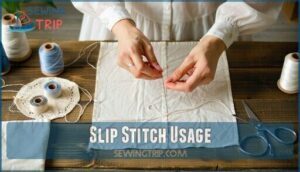 slip stitch usage