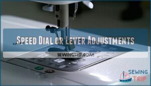 speed dial or lever adjustments