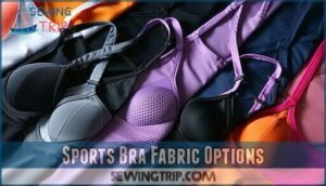 sports bra fabric options