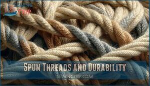 spun threads and durability