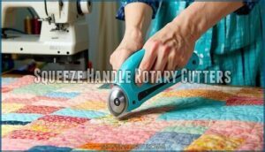 squeeze handle rotary cutters