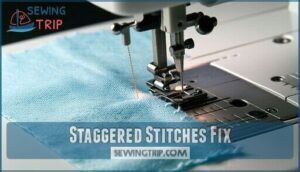 staggered stitches fix staggered stitches fix