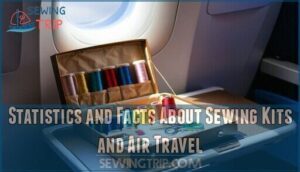 statistics and facts about sewing kits and air travel