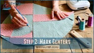 step 2 mark centers step 2 mark centers