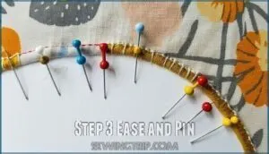step 3 ease and pin