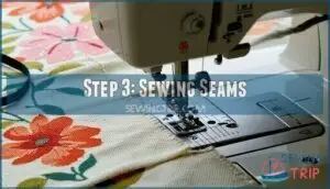 step 3: sewing seams