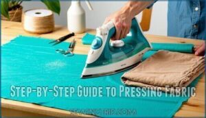 step-by-step guide to pressing fabric