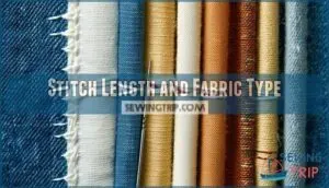 stitch length and fabric type