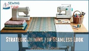 strategic joining for seamless look strategic joining for seamless look