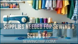 supplies needed for sewing a scrub cap