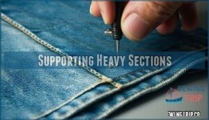 supporting heavy sections