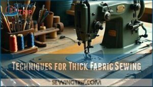techniques for thick fabric sewing