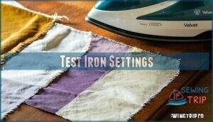 test iron settings
