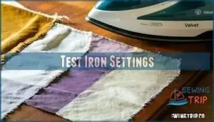 test iron settings