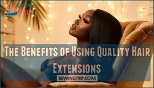 the benefits of using quality hair extensions