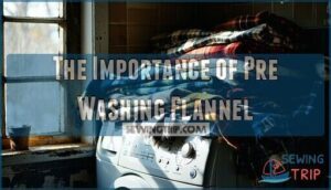 the importance of pre washing flannel