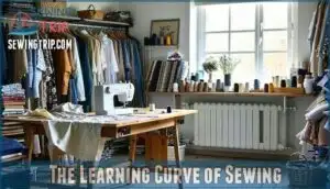 the learning curve of sewing