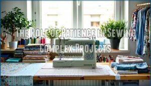 the role of patience in sewing complex projects