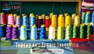 thread and fabric selection