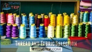 thread and fabric selection
