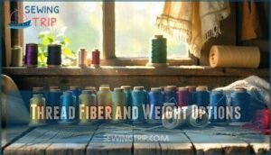 thread fiber and weight options