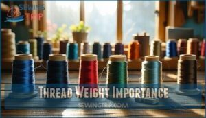 thread weight importance