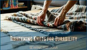 tightening knots for durability