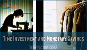 time investment and monetary savings