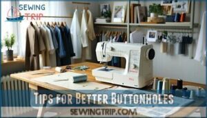 tips for better buttonholes