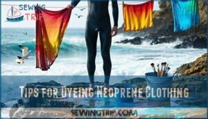 tips for dyeing neoprene clothing