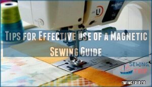 tips for effective use of a magnetic sewing guide